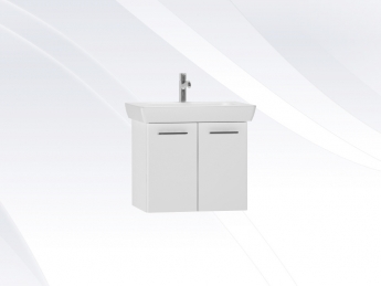 S20 Lavabo Dolabı 65 cm, Parlak Beyaz